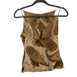 Roberto Cavalli | Beautiful Vintage 2-pc Bandana Print Top & Sheer Jacket